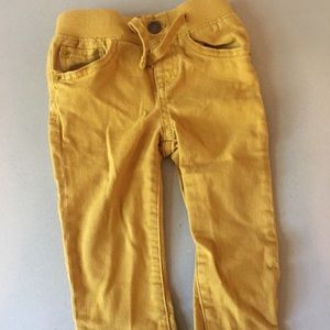 Boys 18 month Gap mustard skinny jeans